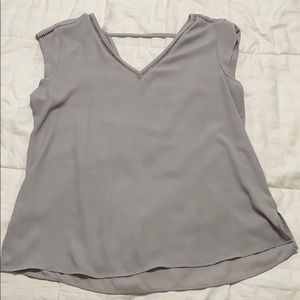 Light grey blouse top